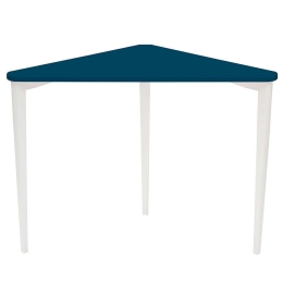 Γραφείο Γωνιακό Naja NAJAOWH14 114x85x75cm Petrol Blue-White