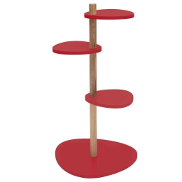 Ραφιέρα Δαπέδου Magla MAGLAS12 55,5x50x91,2cm Red