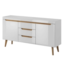 Μπουφές Riviera I White 160X83X40 cm Μελαμίνη