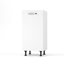 CHARLOTΤE ΚΑΤΩ ΝΤΟΥΛΑΠΙ 40X46.5X82CM ΜΕ ΜΕΤΑΛΛΙΚΑ ΧΕΡΟΥΛΙΑ ΛΕΥΚΟ