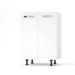 CHARLOTΤE ΚΑΤΩ ΝΤΟΥΛΑΠΙ 60X46.5X82ΕΚ ΜΕ ΜΕΤΑΛΛΙΚΑ ΧΕΡΟΥΛΙΑ ΛΕΥΚΟ