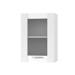 CHARLOTΤE ΠΑΝΩ ΝΤΟΥΛΑΠΙ ΜΕ ΤΖΑΜΙ ΑΡΙΣΤΕΡΟ 50X30.5X71.8ΕΚ ΜΕ ΜΕΤΑΛΛΙΚΑ ΧΕΡΟΥΛΙΑ ΛΕΥΚΟ
