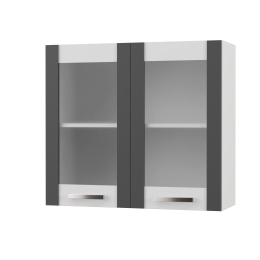 CHARLOTΤE ΠΑΝΩ ΝΤΟΥΛΑΠΙ ΜΕ ΤΖΑΜΙ 80X30.5X71.8ΕΚ ΜΕ ΜΕΤΑΛΛΙΚΑ ΧΕΡΟΥΛΙΑ ΓΡΑΦΙΤΗΣ