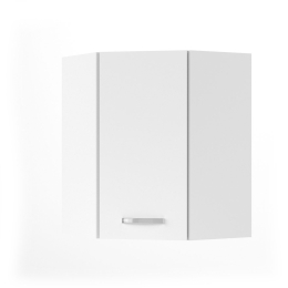 CHARLOTΤE ΠΑΝΩ ΝΤΟΥΛΑΠΙ ΓΩΝΙΑΣ 60X60X71.8ΕΚ ΜΕ ΜΕΤΑΛΛΙΚΑ ΧΕΡΟΥΛΙΑ ΛΕΥΚΟ