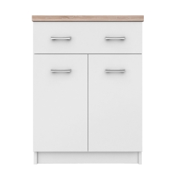 ΚΟΜΟΤΑ TOP MIX 60X33X85CM ΛΕΥΚΟ-ΣΟΝΟΜΑ