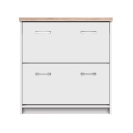 ΠΑΠΟΥΤΣΟΘΗΚΗ TOP MIX 80X27X85CM ΛΕΥΚΗ-ΣΟΝΟΜΑ