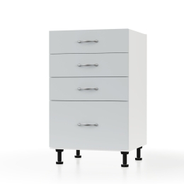 MODEST ΚΑΤΩ ΝΤΟΥΛΑΠΙ ΣΥΡΤΑΡΙΕΡΑ ΓΚΡΙ 50X48X82 ΕΚ