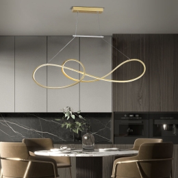 ΚΡΕΜΑΣΤΟ ΦΩΤΙΣΤΙΚΟ LED 53W 5830LM ΜΠΡΟΝΖΕ 90X13X100CM