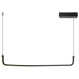 ΚΡΕΜΑΣΤΟ ΦΩΤΙΣΤΙΚΟ ΡΑΓΑ LED 12W 3000Κ ΜΑΥΡΟ 90X11.5X150CM