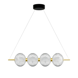 ΦΩΤΙΣΤΙΚΟ ΚΡΕΜΑΣΤΟ LED 60W 4000K ΧΡΥΣΟ 68X15X120CM