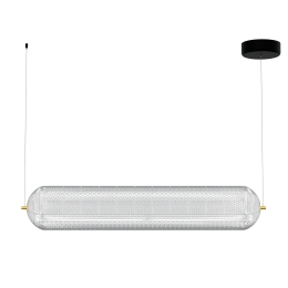 ΦΩΤΙΣΤΙΚΟ ΚΡΕΜΑΣΤΟ ΡΑΓΑ LED 80W 4000K ΧΡΥΣΟ 80X15X120CM