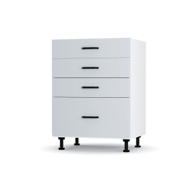 MODEST ΚΑΤΩ ΝΤΟΥΛΑΠΙ ΣΥΡΤΑΡΙΕΡΑ ΓΚΡΙ 60X48X82 ΕΚ