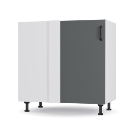 MODEST ΚΑΤΩ ΓΩΝΙΑΚΟ ΝΤΟΥΛΑΠΙ ΑΝΘΡΑΚΙ 80X48X82ΕΚ