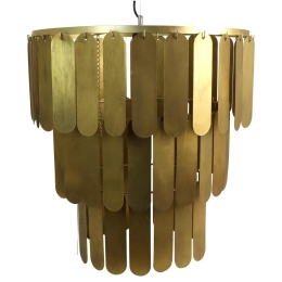 ΦΩΤΙΣΤΙΚΟ ΚΡΕΜΑΣΤΟ ARTELIBRE ΧΡΥΣΟ ΜΕΤΑΛΛΟ 54.5X54.5X62.5CM