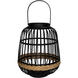 ΦΑΝΑΡΙ ARTELIBRE ΜΑΥΡΟ ΜΠΑΜΠΟΥ 29.5X29.5X34.5CM
