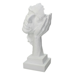 ΔΙΑΚΟΣΜΗΤΙΚΟ ARTELIBRE ΠΡΟΣΩΠΟ ΛΕΥΚΟ POLYRESIN 15.5X13X33CM