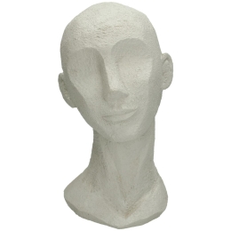 ΔΙΑΚΟΣΜΗΤΙΚΟ ARTELIBRE ΚΕΦΑΛΙ ΛΕΥΚΟ POLYRESIN 17.5X15.5X28.4CM