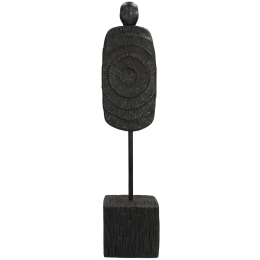 ΔΙΑΚΟΣΜΗΤΙΚΟ ARTELIBRE ΦΙΓΟΥΡΑ ΜΑΥΡΟ POLYRESIN 10.5X9.7X45CM
