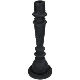 ΚΗΡΟΠΗΓΙΟ ARTELIBRE ΜΑΥΡΟ POLYRESIN 8.5X8.5X25CM