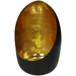 ΚΗΡΟΠΗΓΙΟ ARTELIBRE ΜΑΥΡΟ ΜΕΤΑΛΛΟ 17X17X27CM
