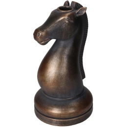 ΚΗΡΟΠΗΓΙΟ ARTELIBRE ΠΙΟΝΙ ΣΚΑΚΙΟΥ ΜΑΥΡΟ POLYRESIN 11.5X11.5X22CM