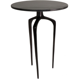 ΤΡΑΠΕΖΑΚΙ ARTELIBRE ΜΑΥΡΟ ΜΑΡΜΑΡΟ 44.2X44.2X62.2CM
