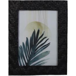 ΚΟΡΝΙΖΑ ARTELIBRE ΠΛΕΚΤΗ ΜΑΥΡΟ POLYRESIN 13X18CM