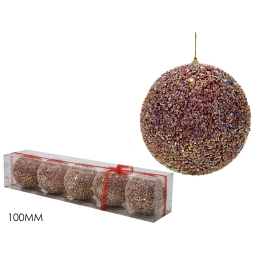 ΜΠΑΛΑ ΜΕ GLITTER ΠΟΛΥΧΡΩΜΟ Φ10CM ΣΕΤ 5ΤΜΧ