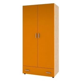 ΝΤΟΥΛΑΠΑ ARTELIBRE BAMBINO ΜΟΡΙΟΣΑΝΙΔΑ SONOMA/ORANGE 85X50X180CM