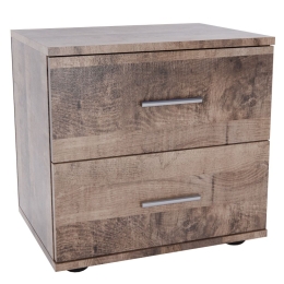 ΚΟΜΟΔΙΝΟ ARTELIBRE ΜΠΡΟΥΝΟ ΜΟΡΙΟΣΑΝΙΔΑ GRANGE OAK 48X36X41CM