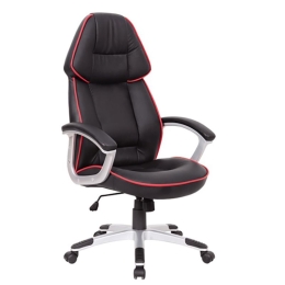 ΚΑΡΕΚΛΑ ΓΡΑΦΕΙΟΥ ARTELIBRE GAMING EPYΘEIA ΜΑΥΡΟ PU 68X65X122-132CM