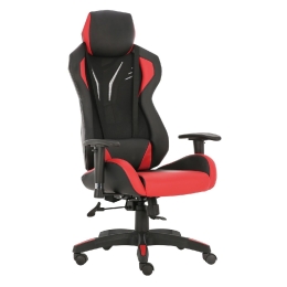 ΚΑΡΕΚΛΑ ΓΡΑΦΕΙΟΥ ARTELIBRE GAMING ΑΝΔΡΟΜΑΧΗ ΚΟΚΚΙΝΟ PVC/PU 67X65X123-131CM