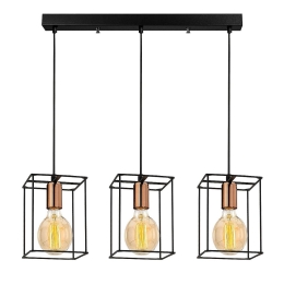 ΦΩΤΙΣΤΙΚΟ ΚΡΕΜΑΣΤΟ ARTELIBRE CIANA ΜΑΥΡΟ ΜΕΤΑΛΛΟ 60X15X80CM