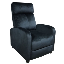ΠΟΛΥΘΡΟΝΑ ARTELIBRE RELAX DIANELLA ΜΑΥΡΟ ΒΕΛΟΥΔΟ 77X90X99CM
