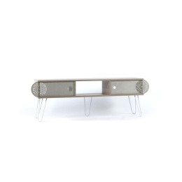 ΕΠΙΠΛΟ ΤΗΛΕΟΡΑΣΗΣ ARTELIBRE ILLIA MAXI NO 2 ΔΡΥΣ/ΛΕΥΚΟ 151X30X48CM