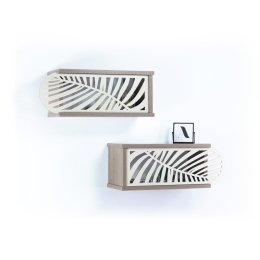 ΣΕΤ ΡΑΦΙΑ ΤΟΙΧΟΥ ARTELIBRE ILLIA NO 5 ΚΑΡΥΔΙ 55X20X22CM
