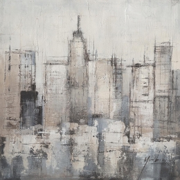  ΠΙΝΑΚΑΣ ARTELIBRE "ΠΟΛΗ" ΚΑΜΒΑΣ 80X80CM