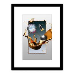 ΠΙΝΑΚΑΣ ΣΕ ΚΟΡΝΙΖΑ ARTELIBRE ΠΛΑΣΤΙΚΟ 'ABSTRACT' 35X45X1.8CM