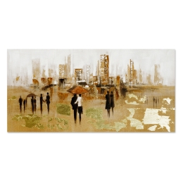 ΠΙΝΑΚΑΣ ARTELIBRE "ΜΕΡΑ ΣΤΗΝ ΠΟΛΗ" ΚΑΜΒΑΣ 60X120X3CM