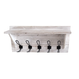 ΚΡΕΜΑΣΤΡΑ ΤΟΙΧΟΥ ARTELIBRE ESTE ΓΚΡΙ ΞΥΛΟ 61X9.5X25.5CM