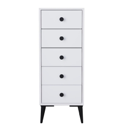 ΣΥΡΤΑΡΙΕΡΑ ARTELIBRE AMARI ΛΕΥΚΟ ΜΟΡΙΟΣΑΝΙΔΑ 43X43X114CM