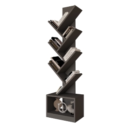 ΒΙΒΛΙΟΘΗΚΗ ARTELIBRE BADRU ΑΝΘΡΑΚΙ ΜΟΡΙΟΣΑΝΙΔΑ 40X19.5X150CM