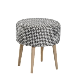 ΣΚΑΜΠΟ ARTELIBRE ADA HOUNDSTOOTH FUME ΥΦΑΣΜΑ 40X43CM