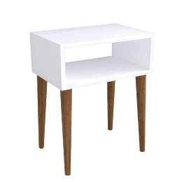 ΚΟΜΟΔΙΝΟ ARTELIBRE GANIRU ΛΕΥΚΟ ΜΟΡΙΟΣΑΝΙΔΑ/ΞΥΛΟ 45X30X60CM