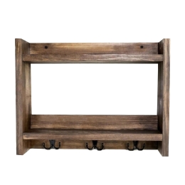 ΡΑΦΙ ΤΟΙΧΟΥ-ΚΡΕΜΑΣΤΡΑ ARTELIBRE JEFF ΚΑΡΥΔΙ ΞΥΛΟ 43X11.5X32CM