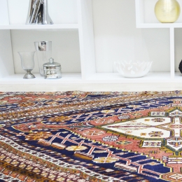 Χειροποίητο Χαλί Persian Nomadic Bakhtiar Wool Blue-Red 265Χ172 265Χ172cm