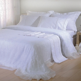Σεντόνια Σετ 4Τμχ. 1015 Λευκό Viopros Υπέρδιπλo 240x250cm 100% Βαμβάκι