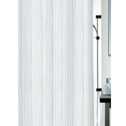 Κουρτίνα Μπάνιου Raya 02155.001 White 180X200cm Spirella 180Πx200Υ 180x200cm Πολυέστερ