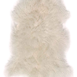 Χαλί Pelle Tibet White Carpet Couture 55X90cm