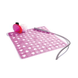 Πατάκι Αντιολισθητικό Hearts 00053.007 Pink 54Χ54 54x54cm PVC